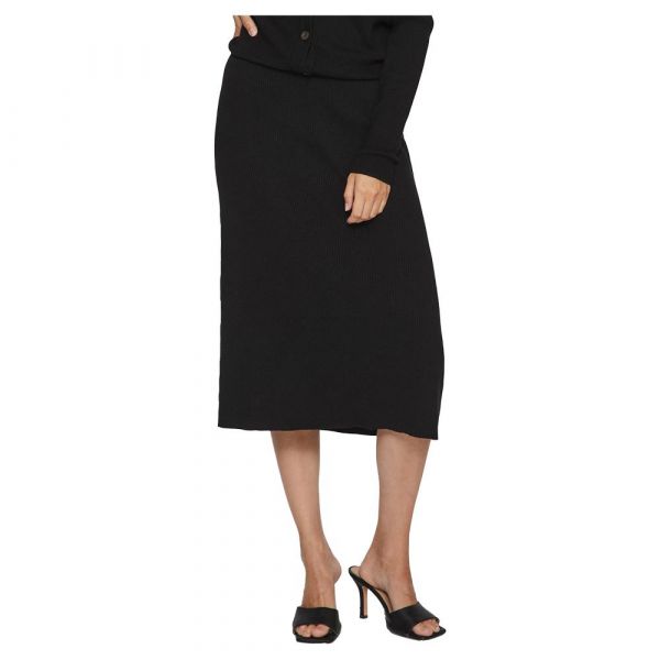 Vila Comfy Long Skirt Preto L Mulher