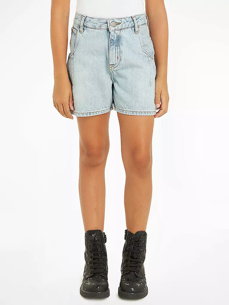 CALVIN KLEIN JEANS Mädchen Jeanshorts  hellblau