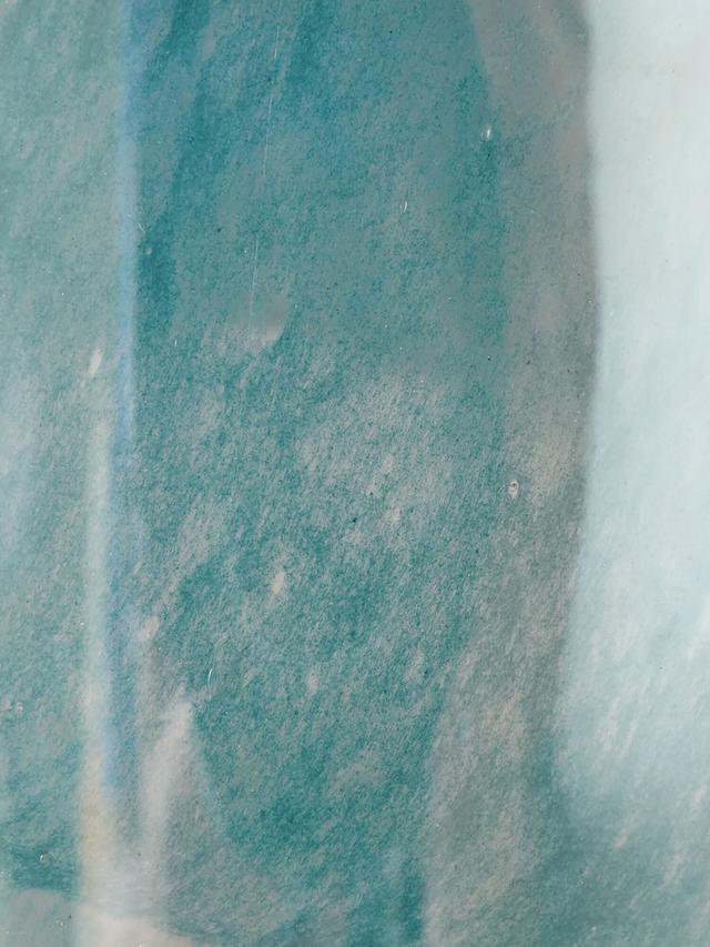 Glasvase Watery mit Perleffekt