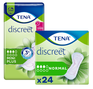 TENA Discreet Mini Plus   Normal Combiverpakking 24ST 16ST