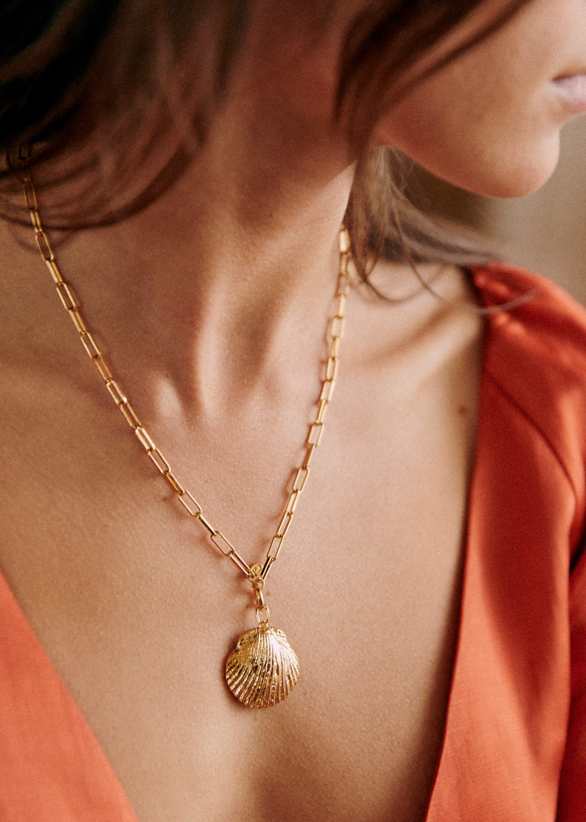 Charms Irma - Coquillage doré - E-SHOP/BIJOUX Colliers 5905821