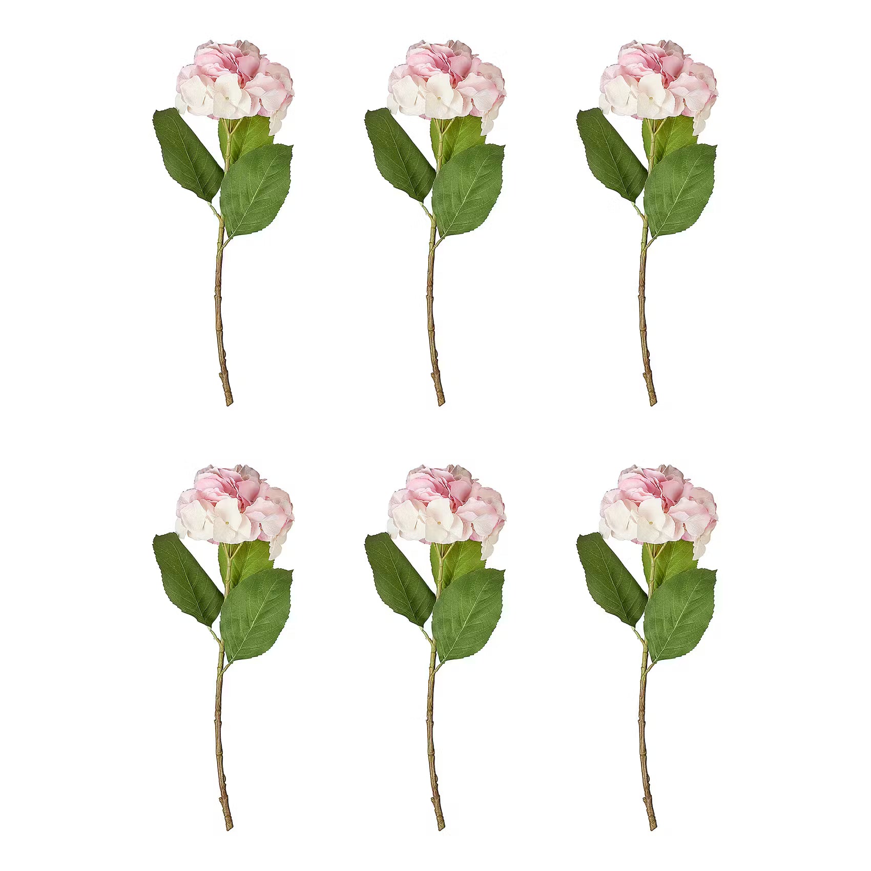 FLORISTA Kunstblume Hortensie 6er-Set