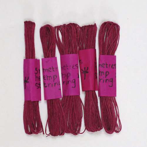 Khadi Hanfkordel, farbig