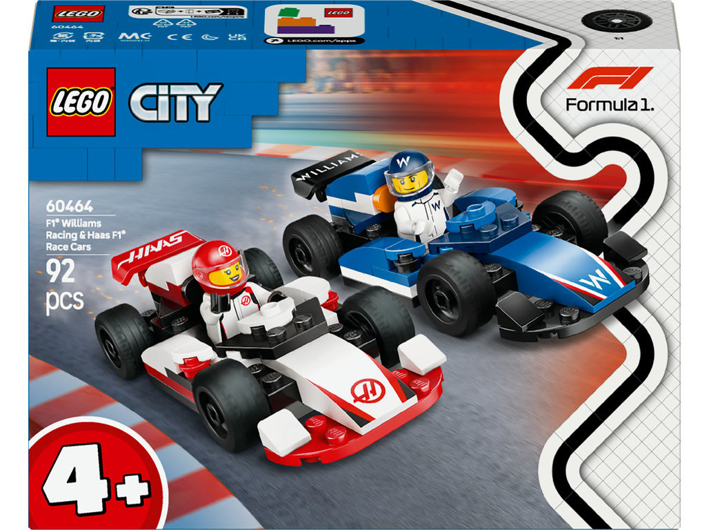 F1 WILLIAMS RACING Y HAAS LEGO CITY FORMULA 1