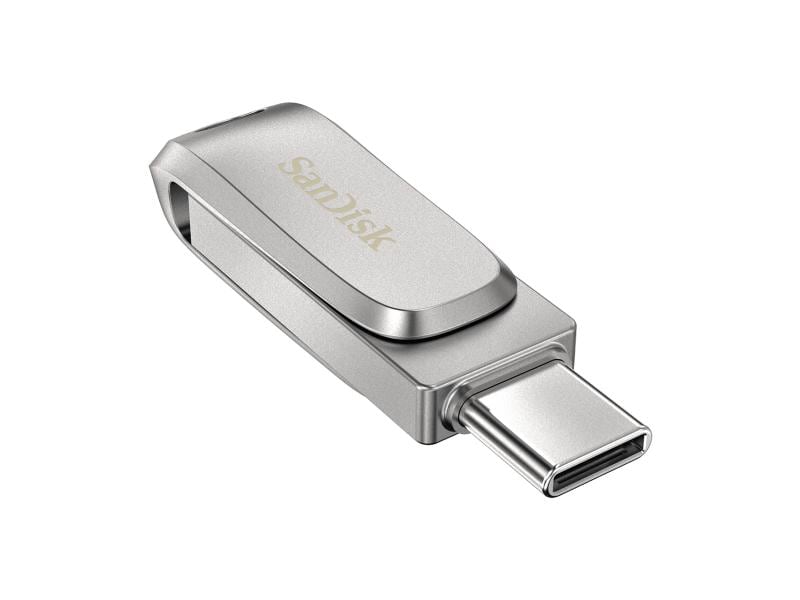 SanDisk USB-Stick Ultra Dual Luxe USB Type-C 256 GB USB-Stick mit 256 GB Speicherkapazität und 150 MB/s Lesegeschwindigkeit