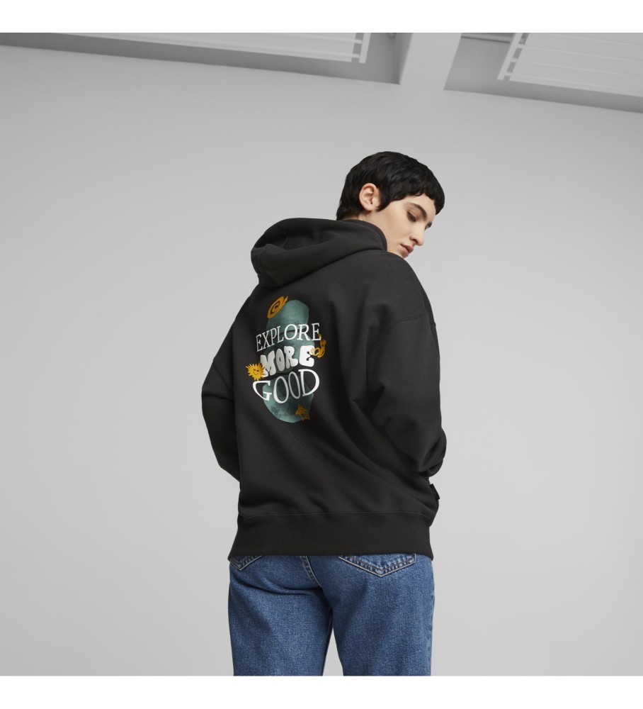 Suéter Puma DOWNTOWN Oversized preto