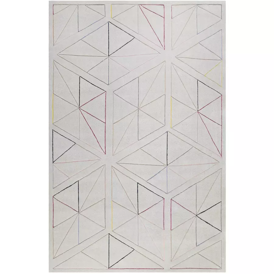 Esprit Kurzflorteppich Function hell grau