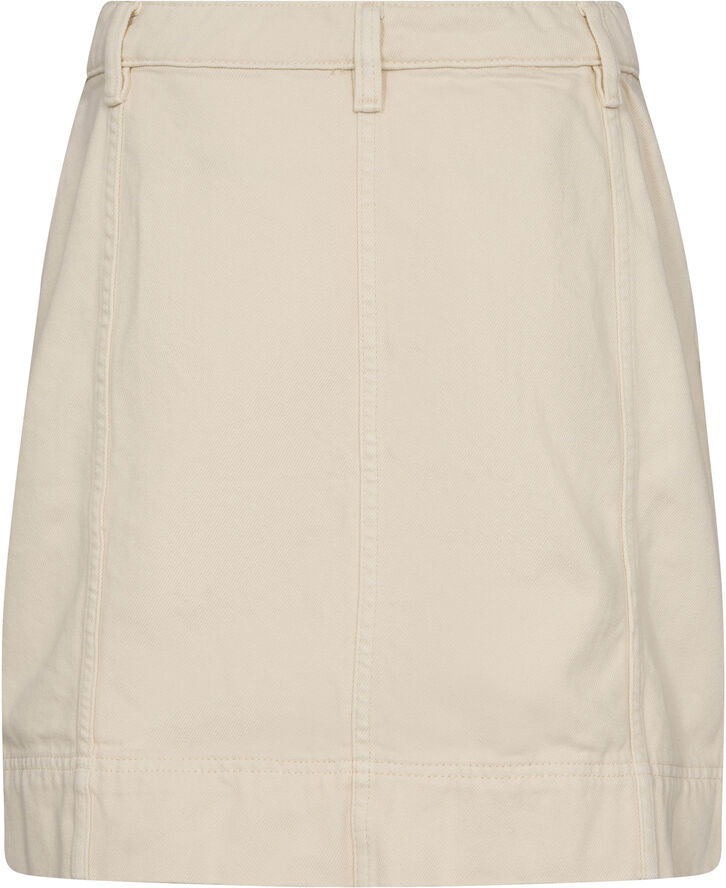Lauren Ralph Lauren 3X1 RIGID DENIM-SKIRT Mascarpone cream wash