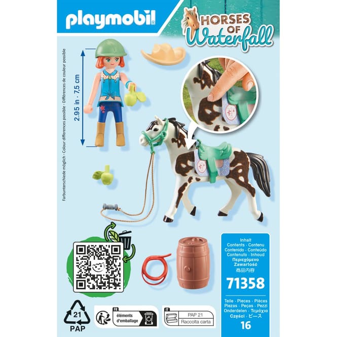 Playmobil® 71358 - Ellie & Sawdust mit Westernübung - Playmobil® Horses of Waterfall