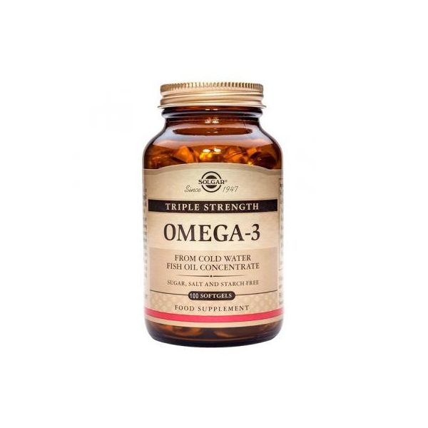 Solgar Triple Strenght Omega 3 100 Cápsulas