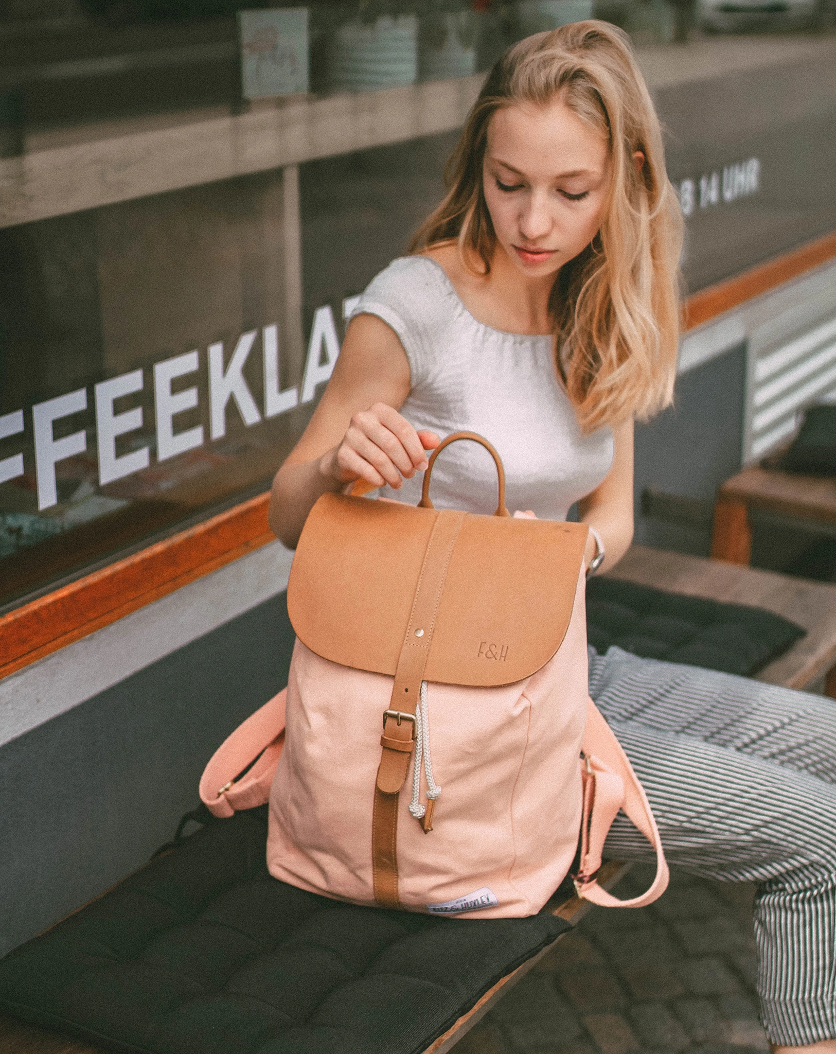 Fitz & Huxley Rucksack SOLSTICE 18l, rosa