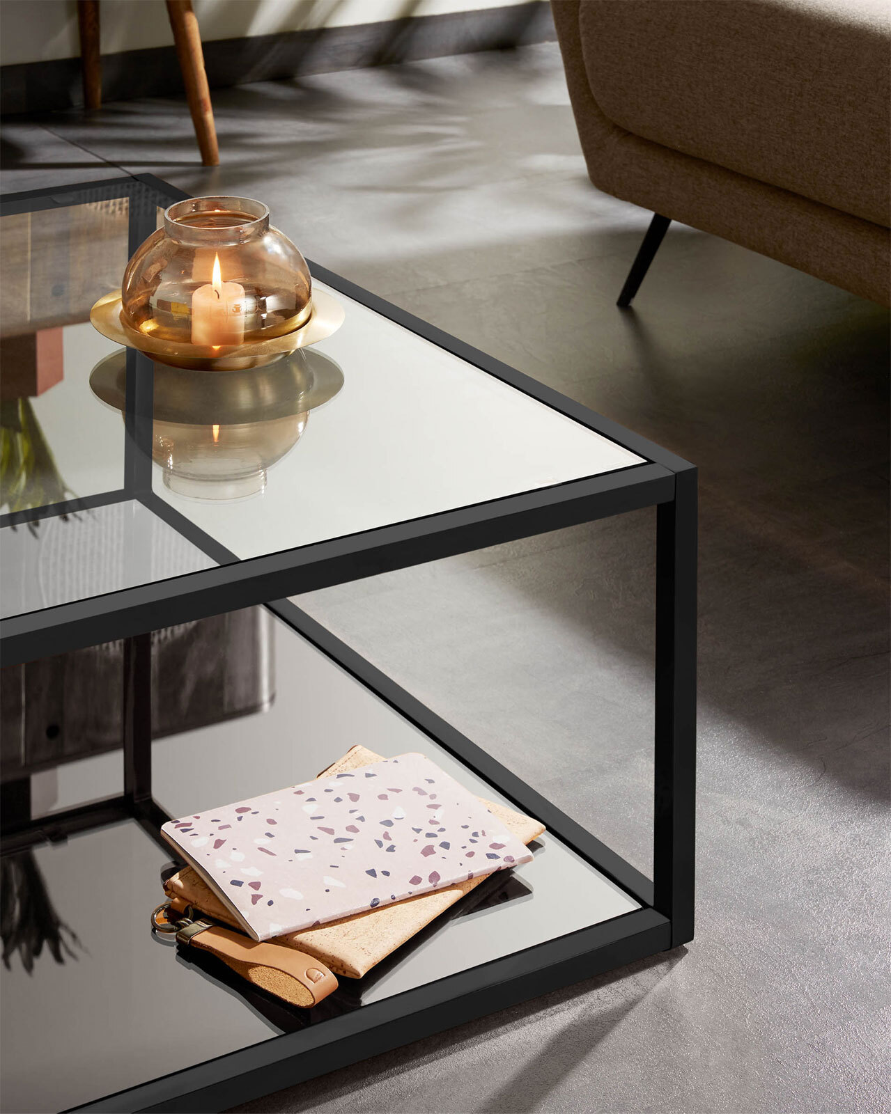 Kave Home Couchtisch BLACKHILL 80 x 80 cm