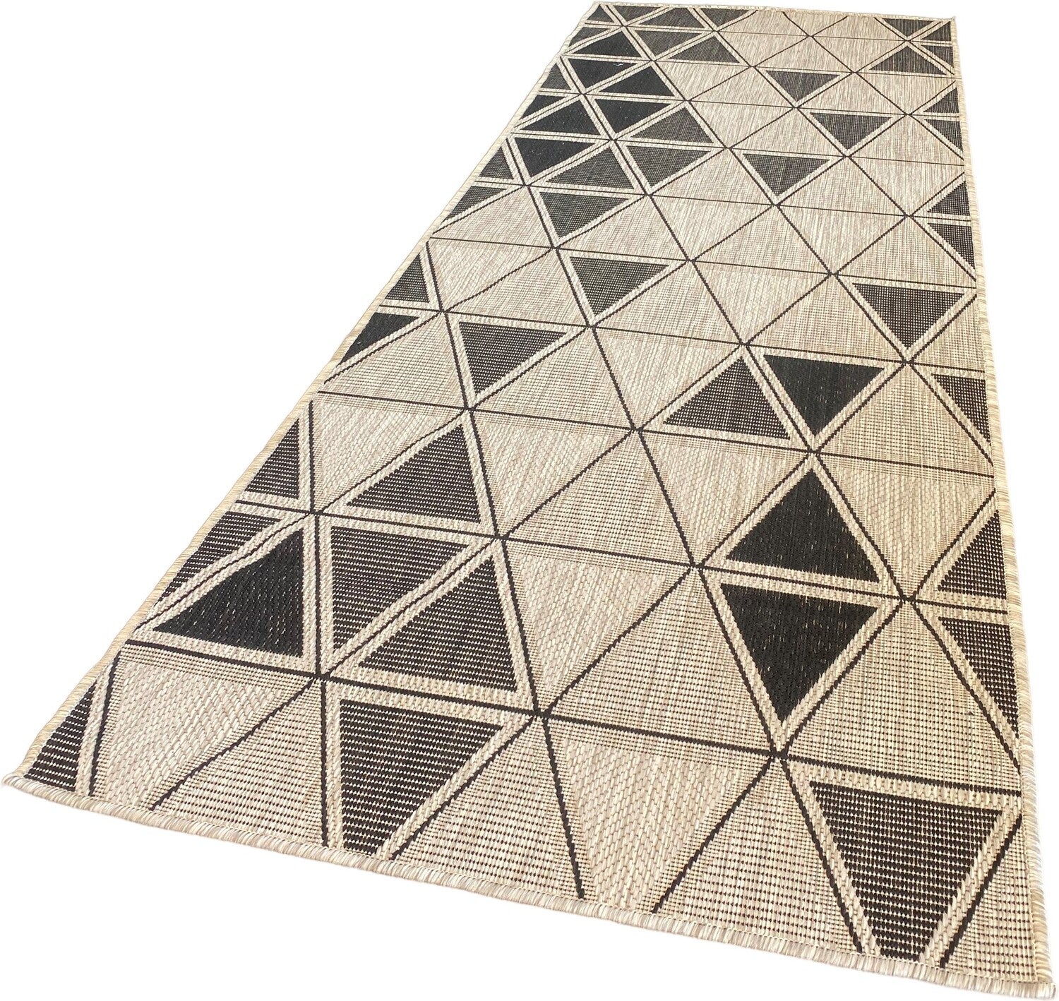Human Comfort buitenkleed Kadena grijs / beige 80 x 230 cm