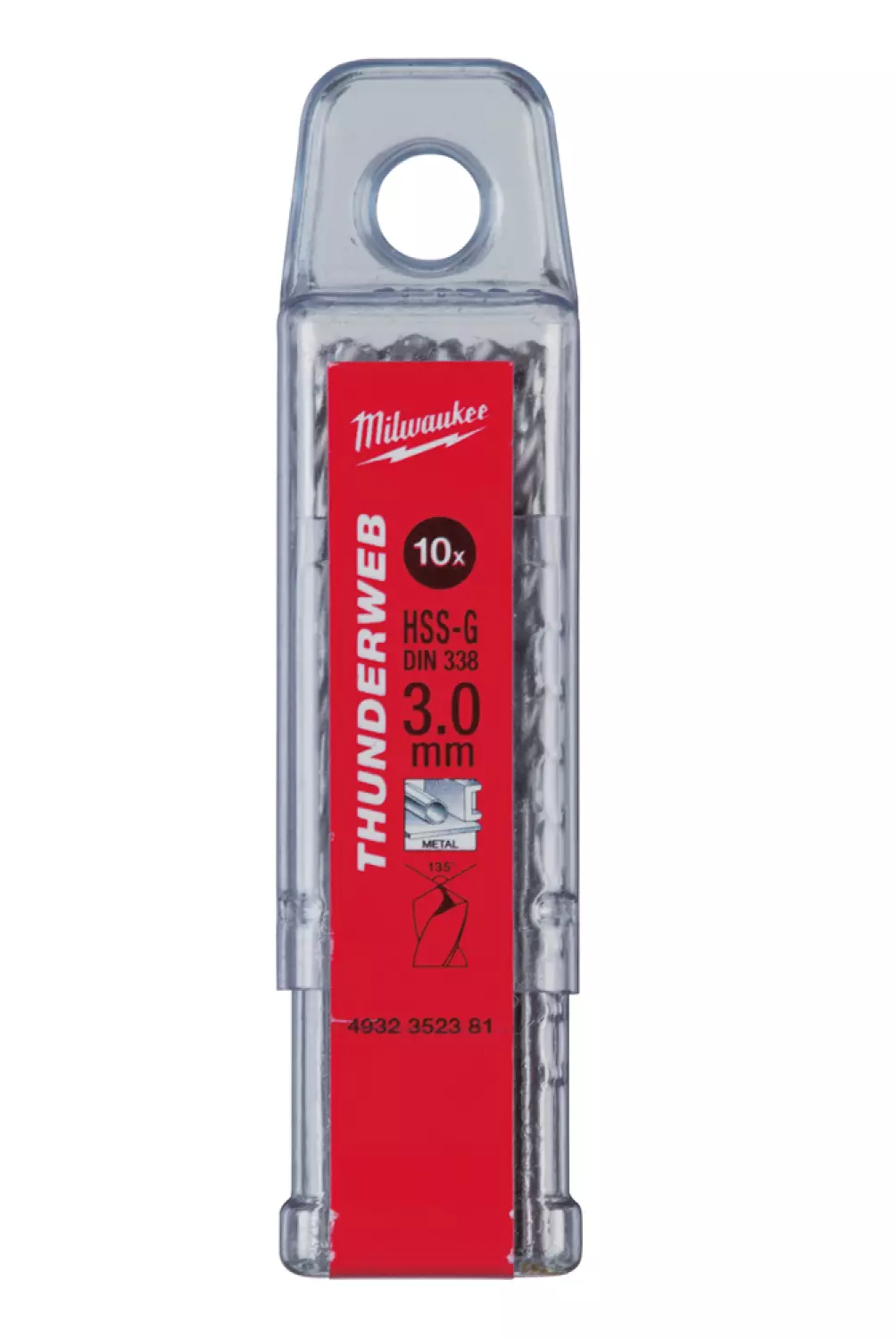 Milwaukee 4932352385 Thunderweb HSS-G Metaalboor - 4,2 x 43 x 75mm (10st)