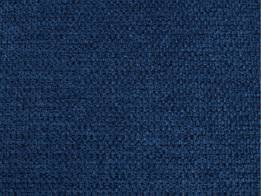 Fauteuil en tissu texturé bleu FAVINA
