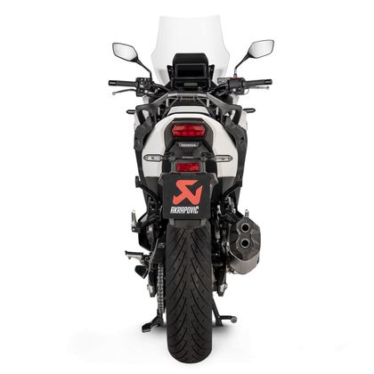 Silencieux Akrapovic Titane noir embout Carbone - Gris