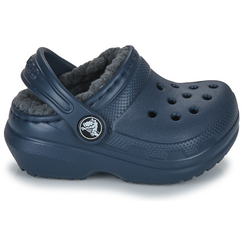 Crocs - CLASSIC LINED CLOG T - Marine / Gris