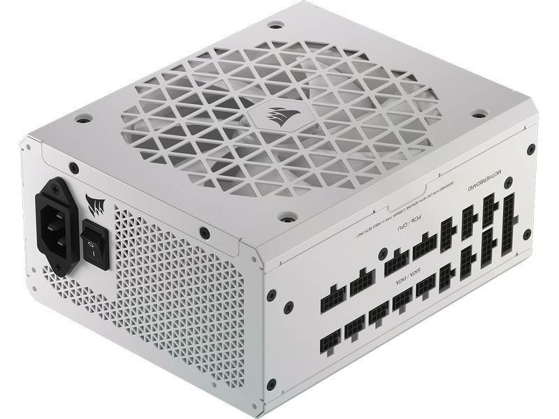 Corsair Netzteil RMx SHIFT White RM1200x 1200 W Vollmodulares ATX-Netzteil mit 1200 W und 80 PLUS Gold Zertifizierung