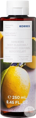 Korres Basilic Citron Nettoyant Corporel Renouvelant 250ml