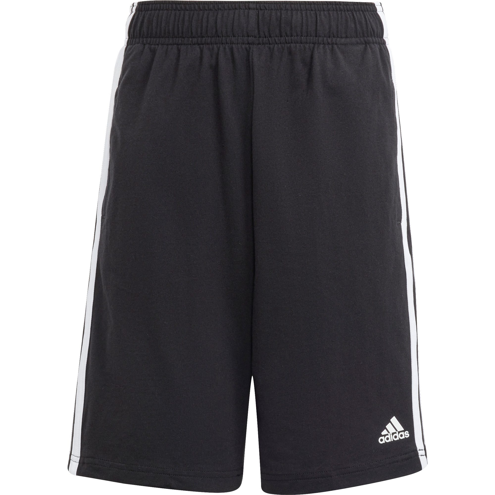 adidas Essentials 3-Streifen Knit Shorts Kinder schwarz