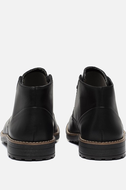 Rieker Veterschoenen zwart Leer