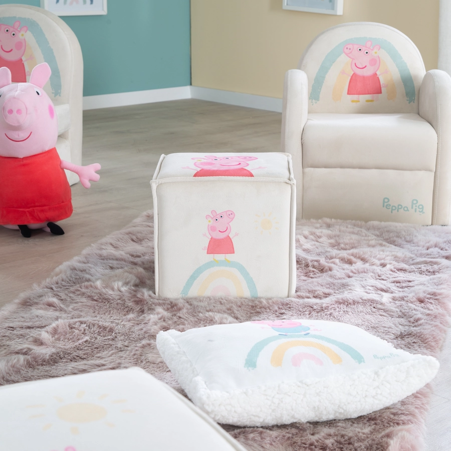 roba Kinderhocker in Würfelform Peppa Pig