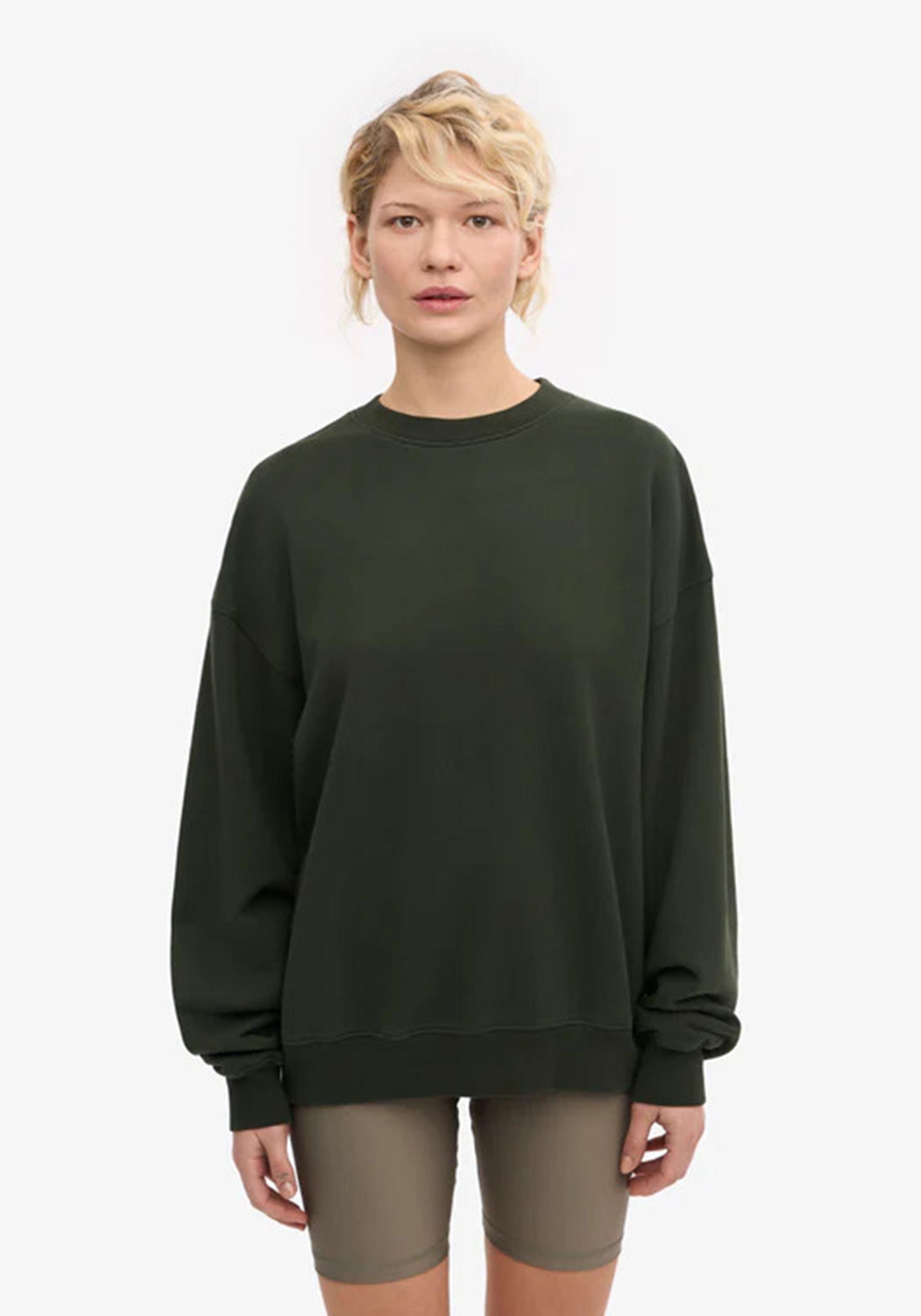 Colorful Standard Oversized Sweatshirt Hunter Green