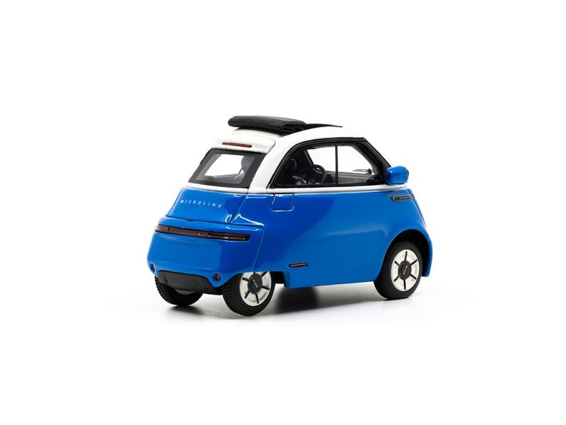 ACE PKW Microlino Dolce 1:43 Detailgetreues Modell in Zürichblau