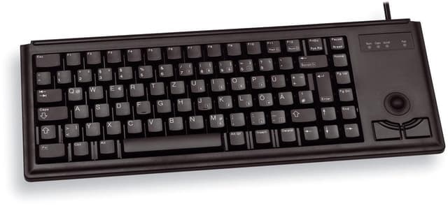 Cherry Compact-Keyboard, minitastatur trackball samt 2 museknapper, No