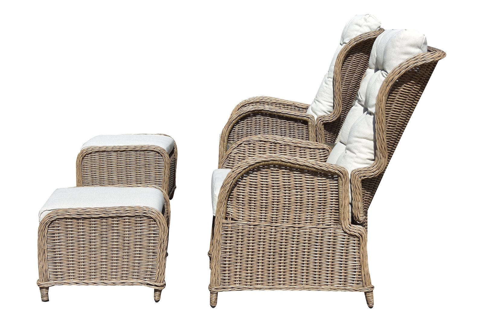 Trapani recliner sett 2 stoler m/kr og bord