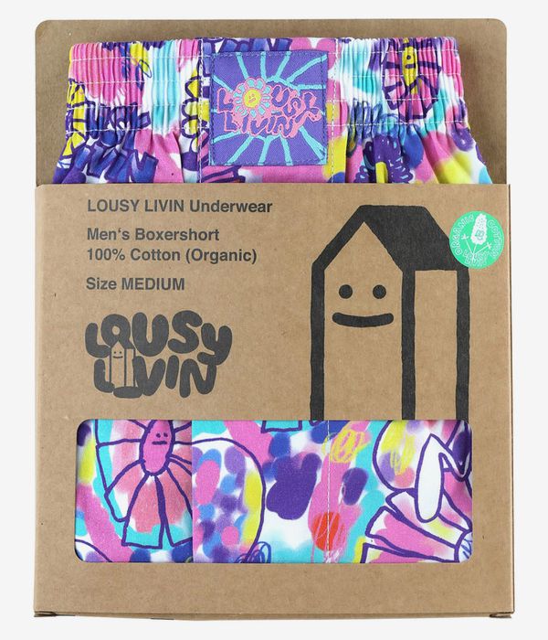 Lousy Livin Flowers Boxershorts (blue iris)