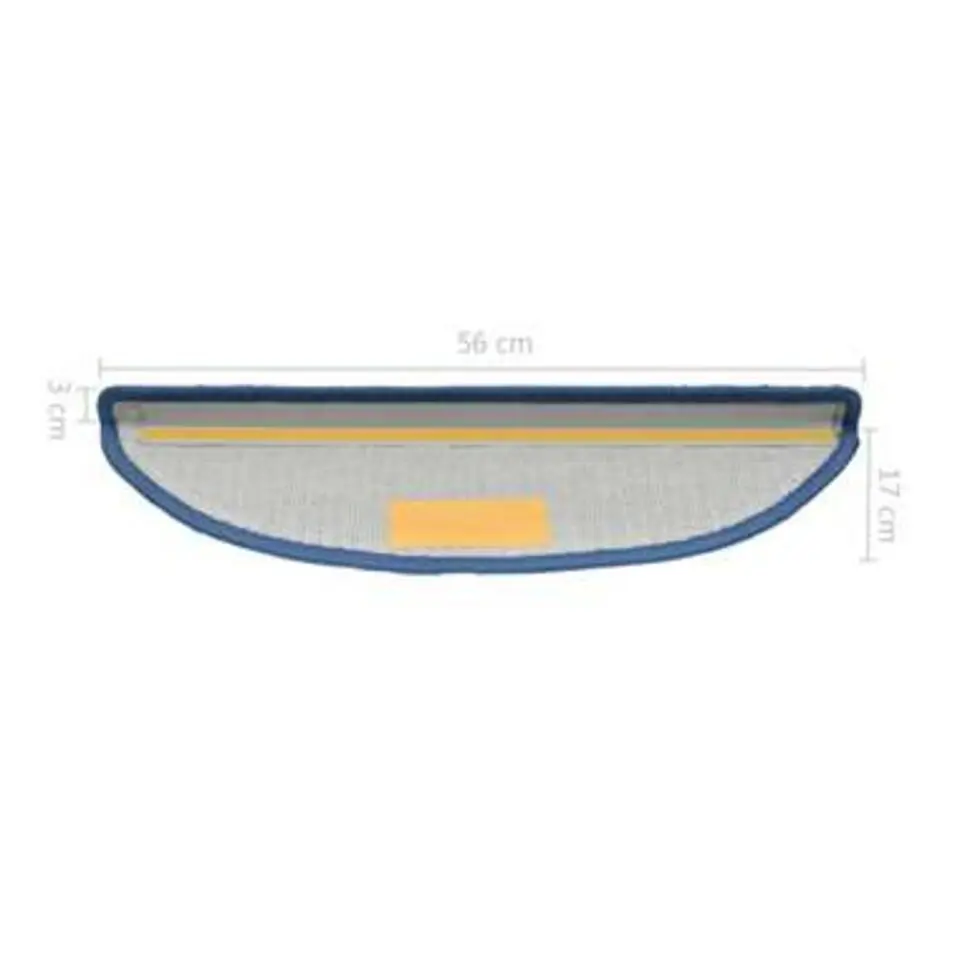 vidaXL - Trapmat - Blauw - Polypropyleen