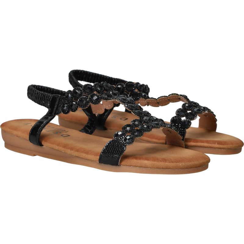 DSTRCT Sandalen Zwart Dames