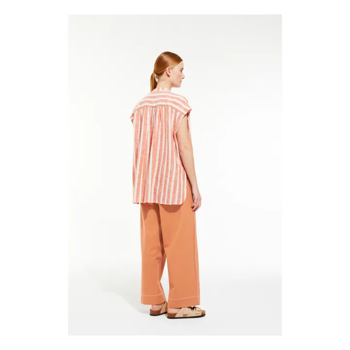 Mapoésie Top Adele Cinabre | Orange Rouille