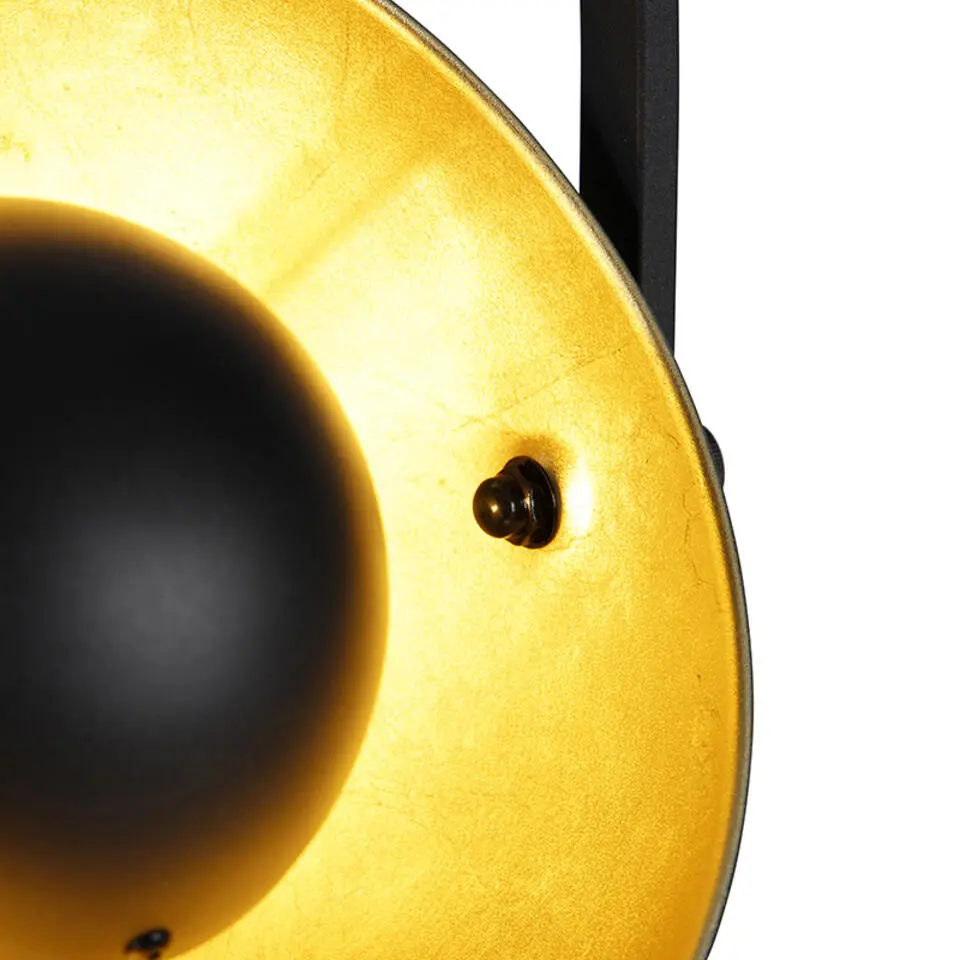 Qazqa vloerlampen magnax zwart e27