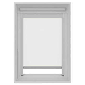 GAMMA dakraam rolgordijn verduisterend wit (kleurnr. 7000) t.b.v. VELUX® dakraam CK02