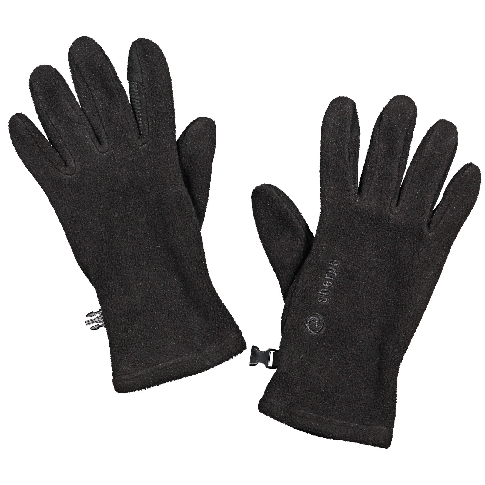 Sherpa Damen-Fleece-Fingerhandschuh Kankai M, schwarz