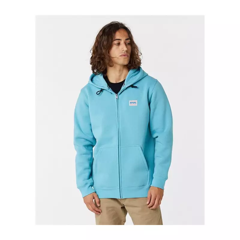 Sweat RIPCURL Horizion Zip Thru Hood Dusty Blue