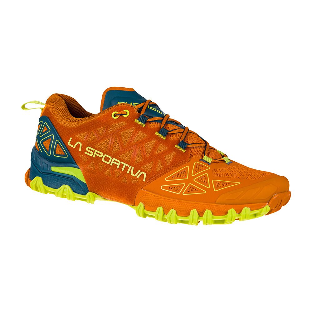 La Sportiva BUSHIDO II - Chaussures trail Homme hawaiian sun/lime punch