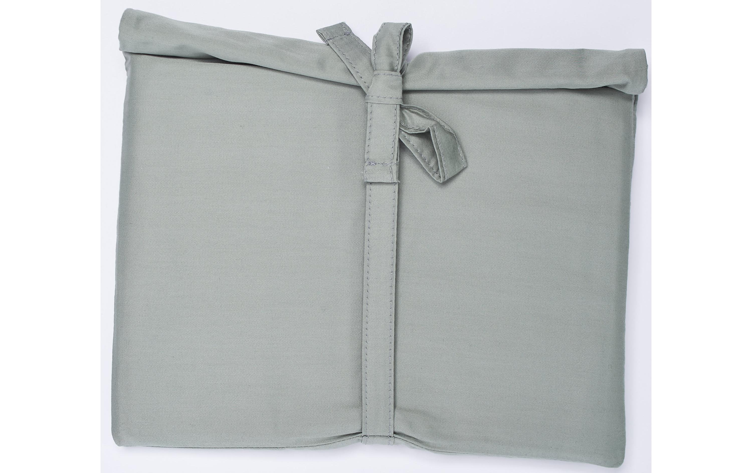 Kopfkissenbezug Braga 65 x 100 cm, EucalyptusNachhaltiger Kissenbezug aus Bio-Baumwollsatin