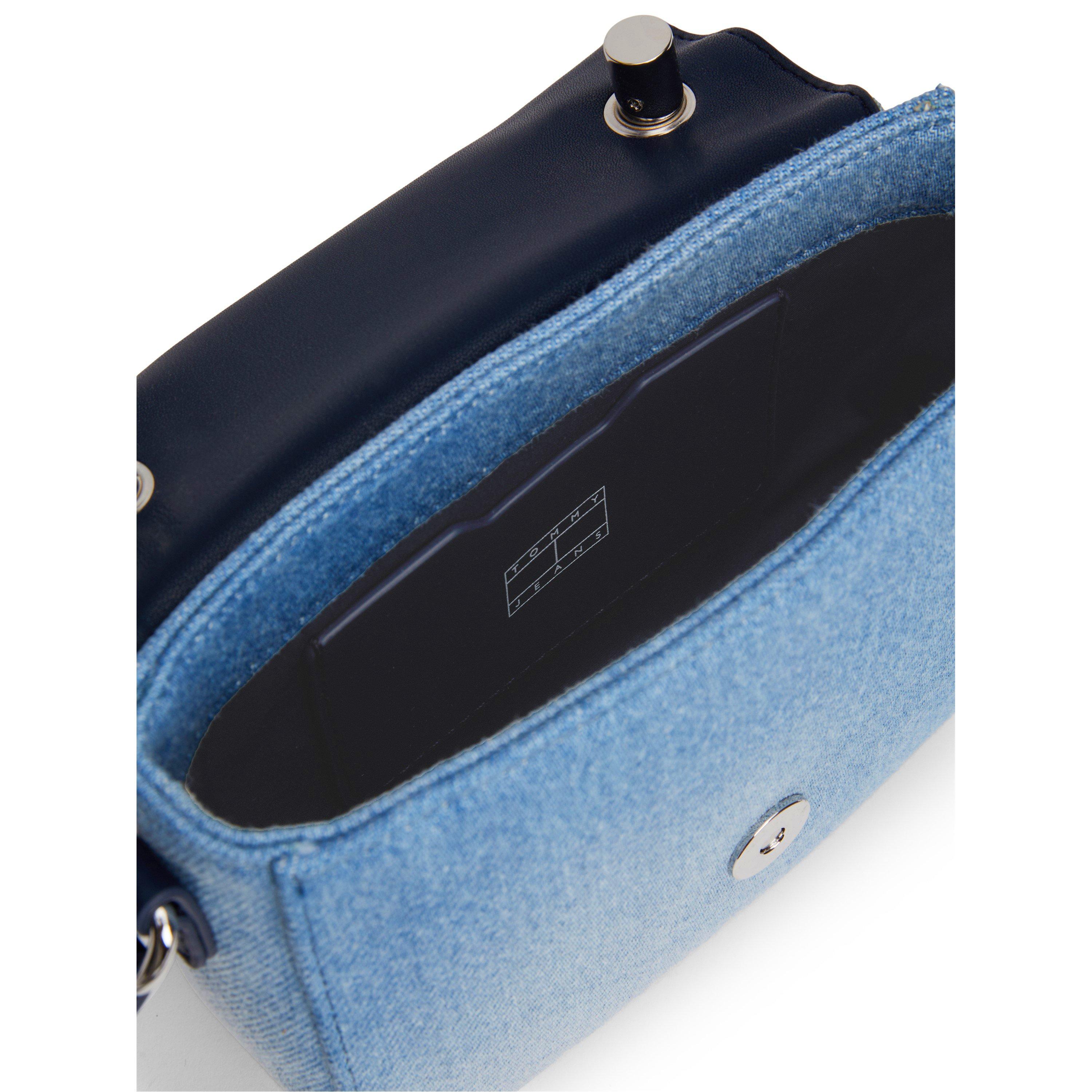 Tommy Jeans Origin Plaque Denim Crossbody Bag
