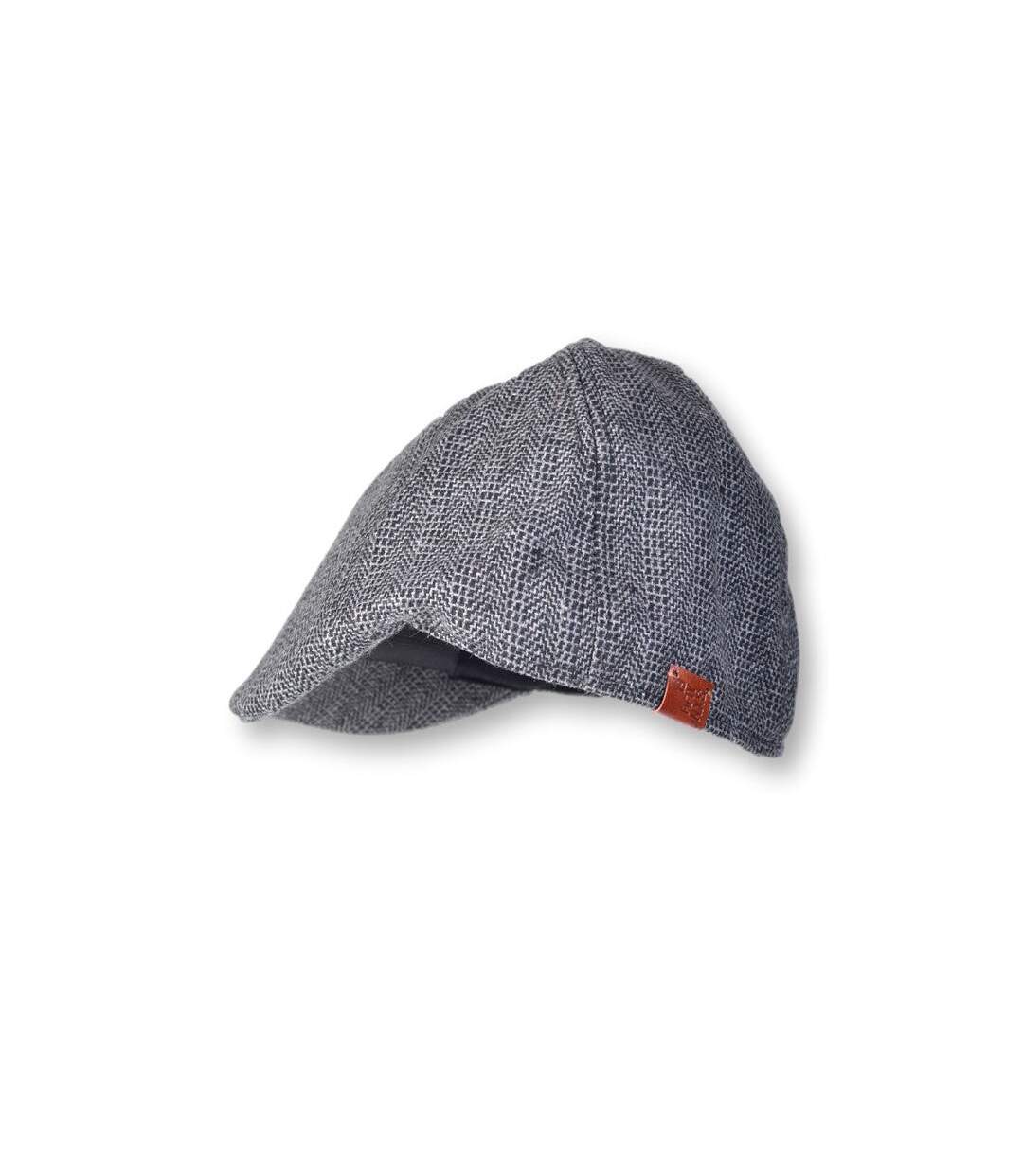 Casquette femme en viscose/laine - Couleur gris.