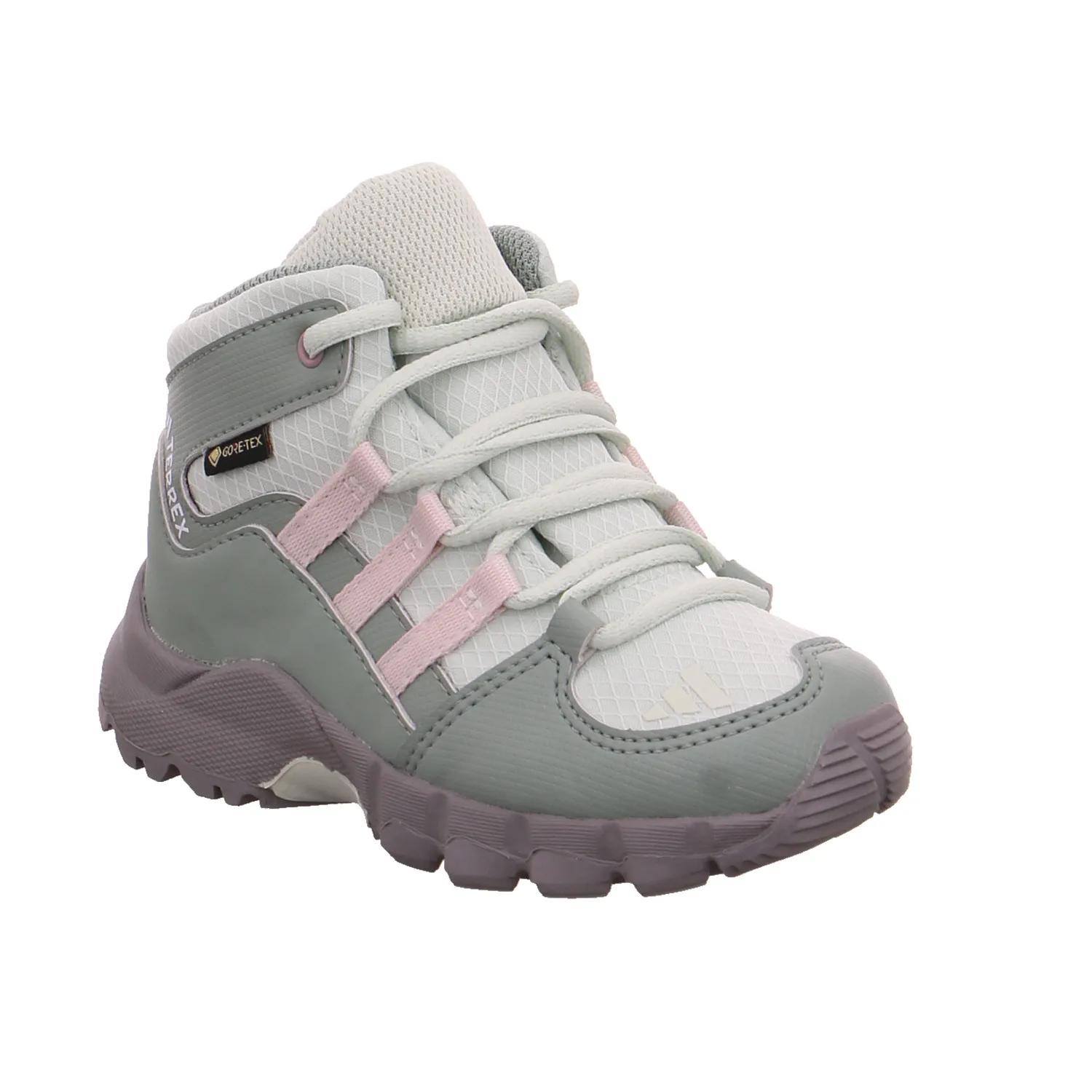 ADIDAS Baby-Sport-Bottine Pastelgrün Textil  Outdoor Sneaker high