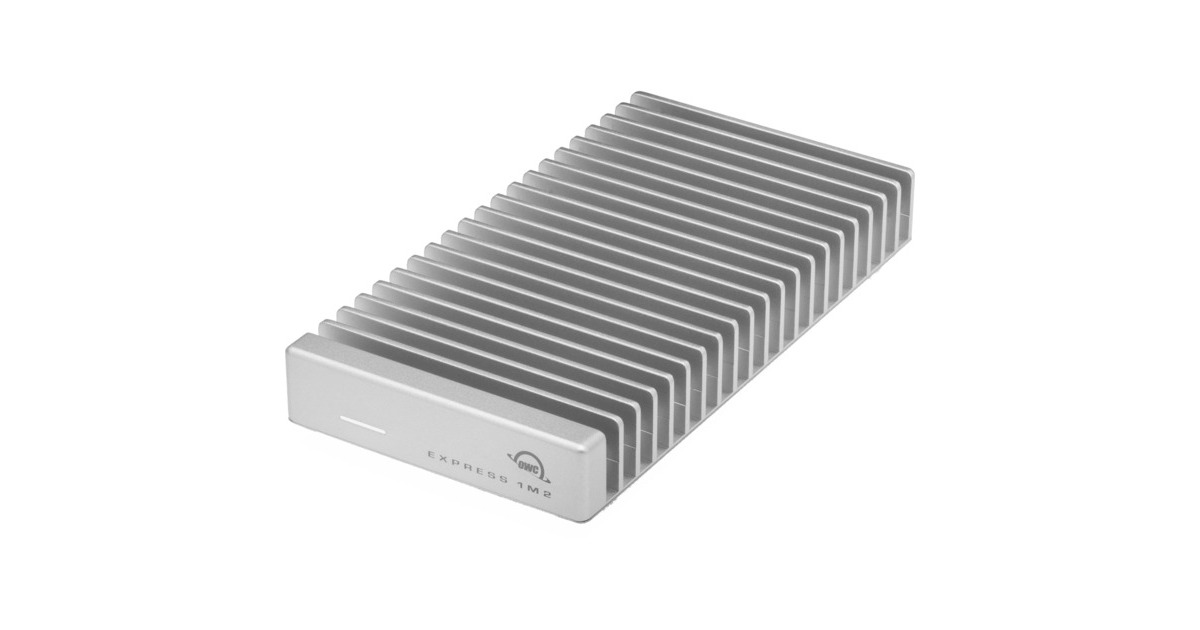 OWCExpress 1M2 8 TB externe SSD  (Zilver/aluminium, USB4 / Thunderbolt)