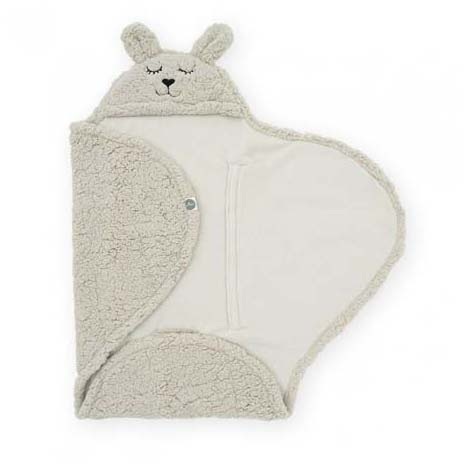 Jollein wikkeldeken Bunny grijs - sale - Prénatal