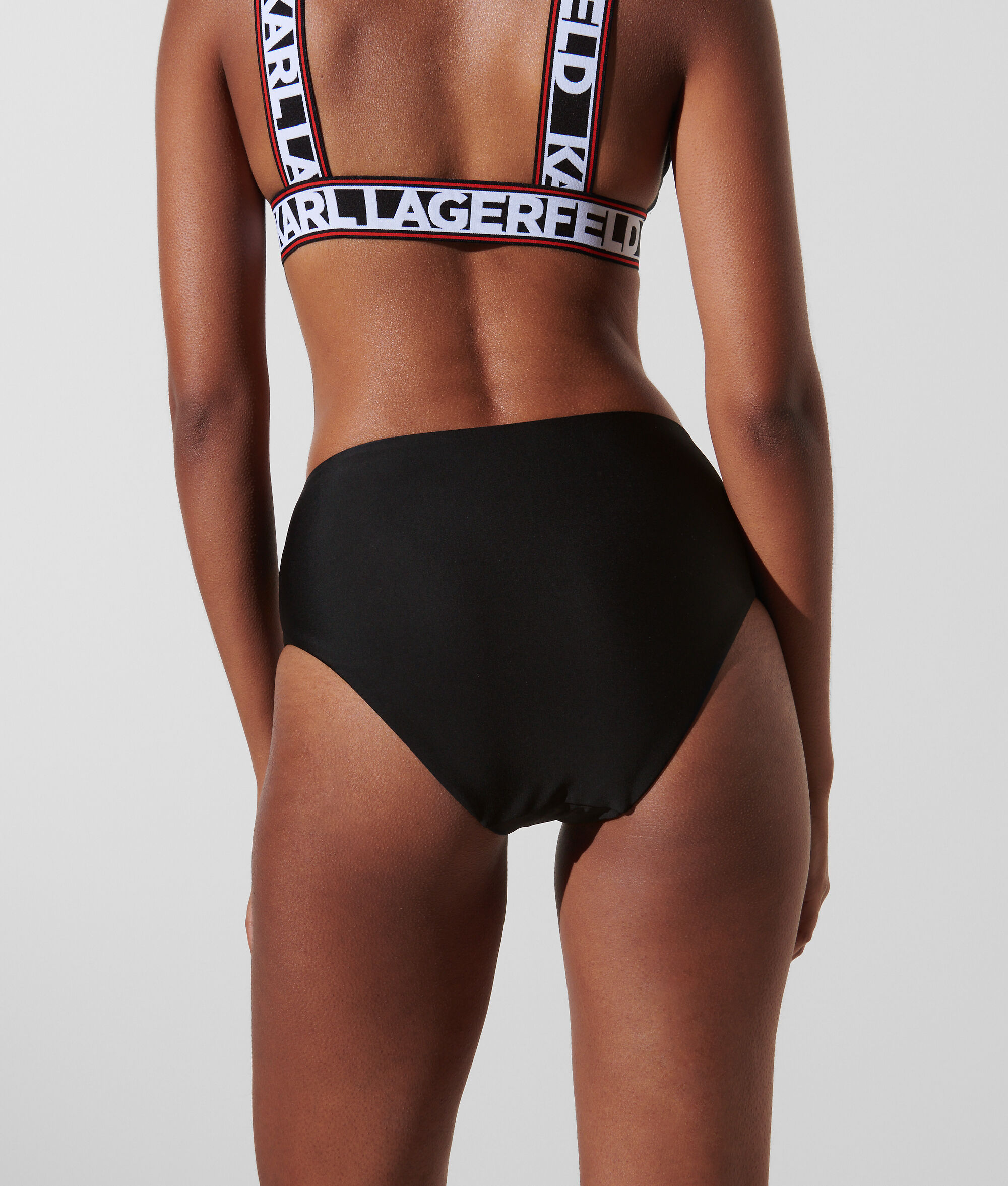 BAS DE BIKINI TAILLE HAUTE AVEC LOGO ESSENTIAL KARL