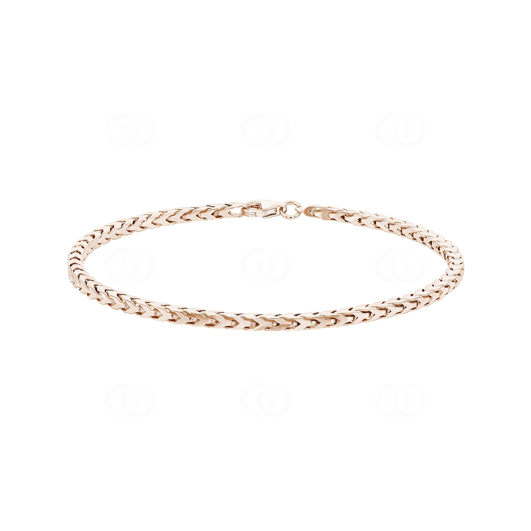 3mm Armband 750/18 K Roségold