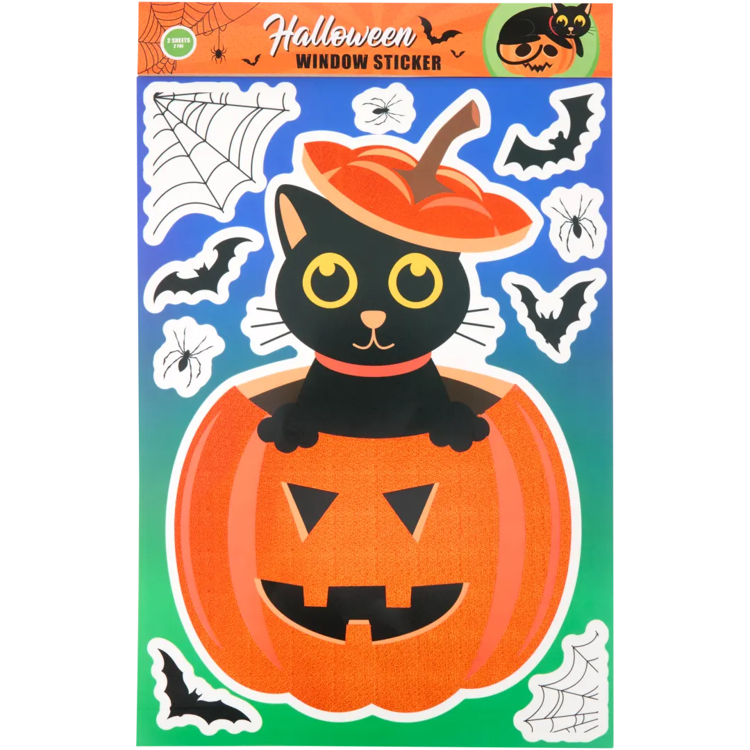 Autocollants d'Halloween pour vitre
