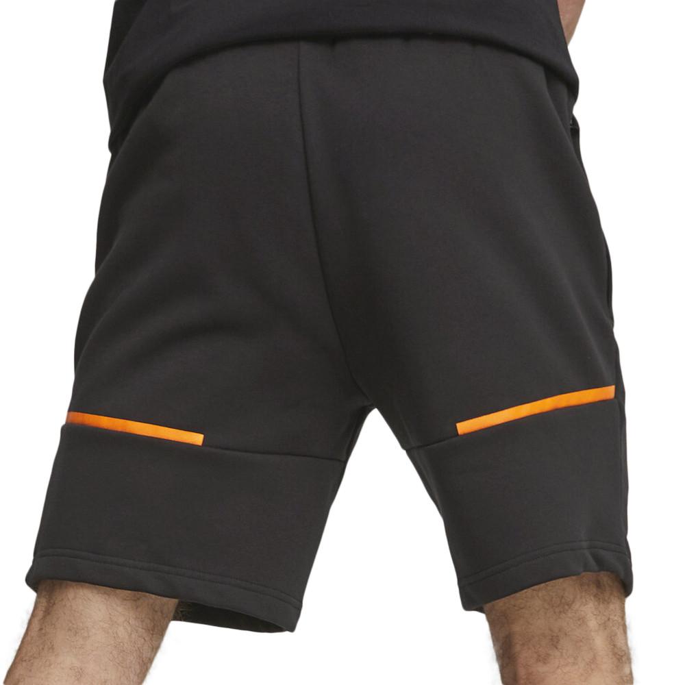 Puma OM Short Noir/Orange Homme foot Puma 2023/2024