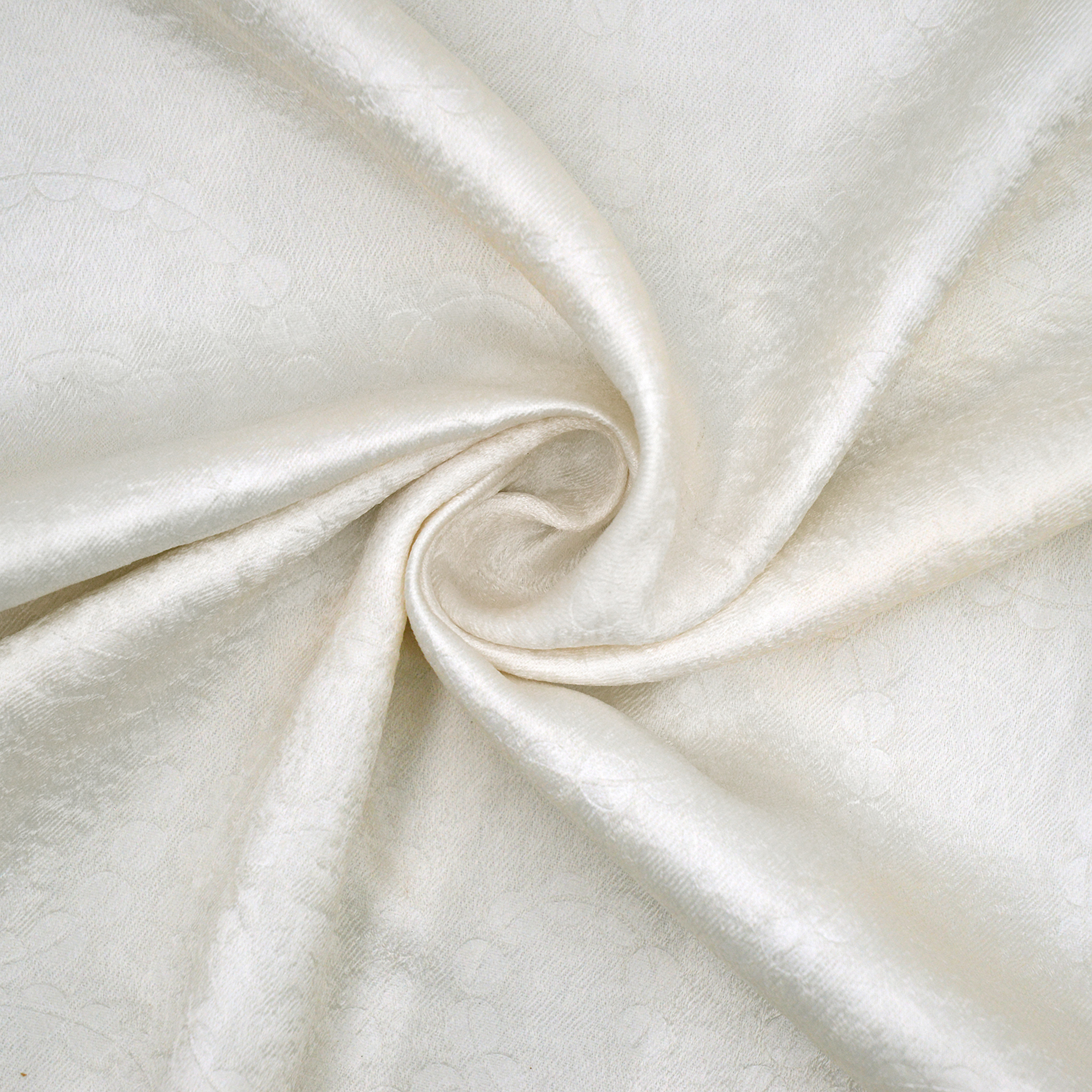 Ösenschal - beige - Prägung - 140x245 cm